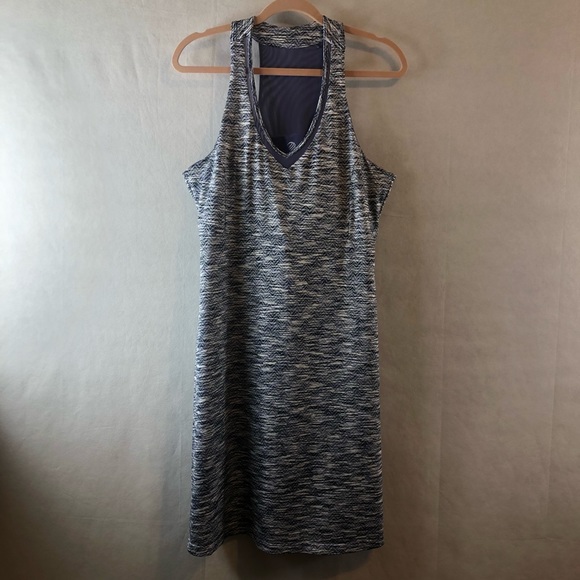 MPG active dress A line silhouette scoop neckline knee length sleeveless Large - Picture 5 of 8